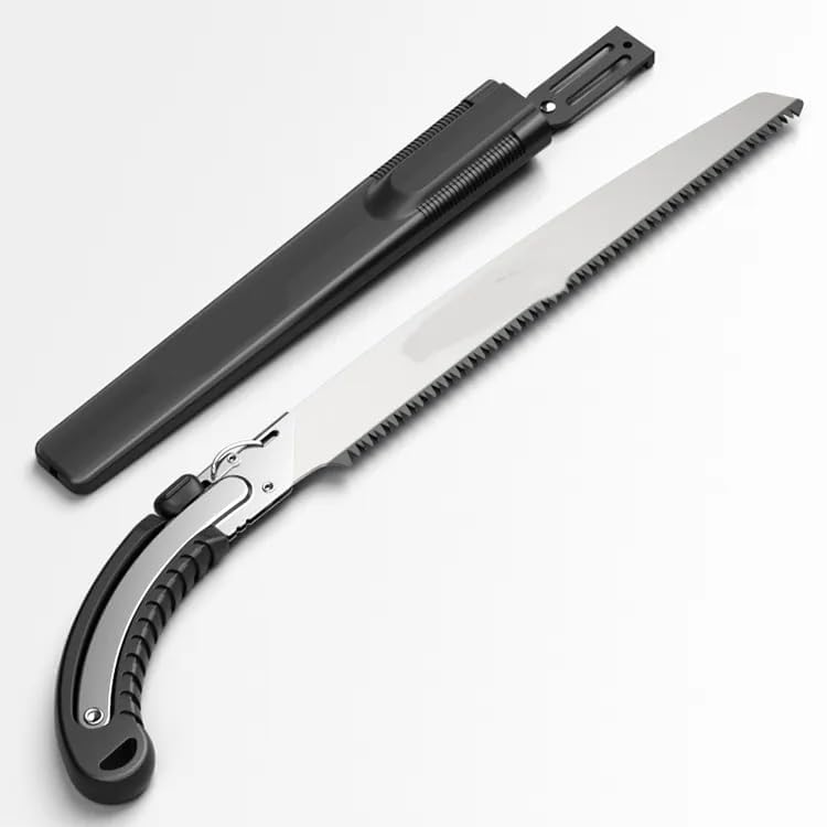 Pack of 2 - Curved Garden Pruning Saw with Protective Sheath