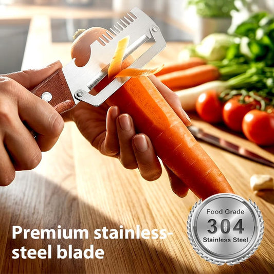 4 in 1 Multifunctional Vegetable Peeler Pack of 2
