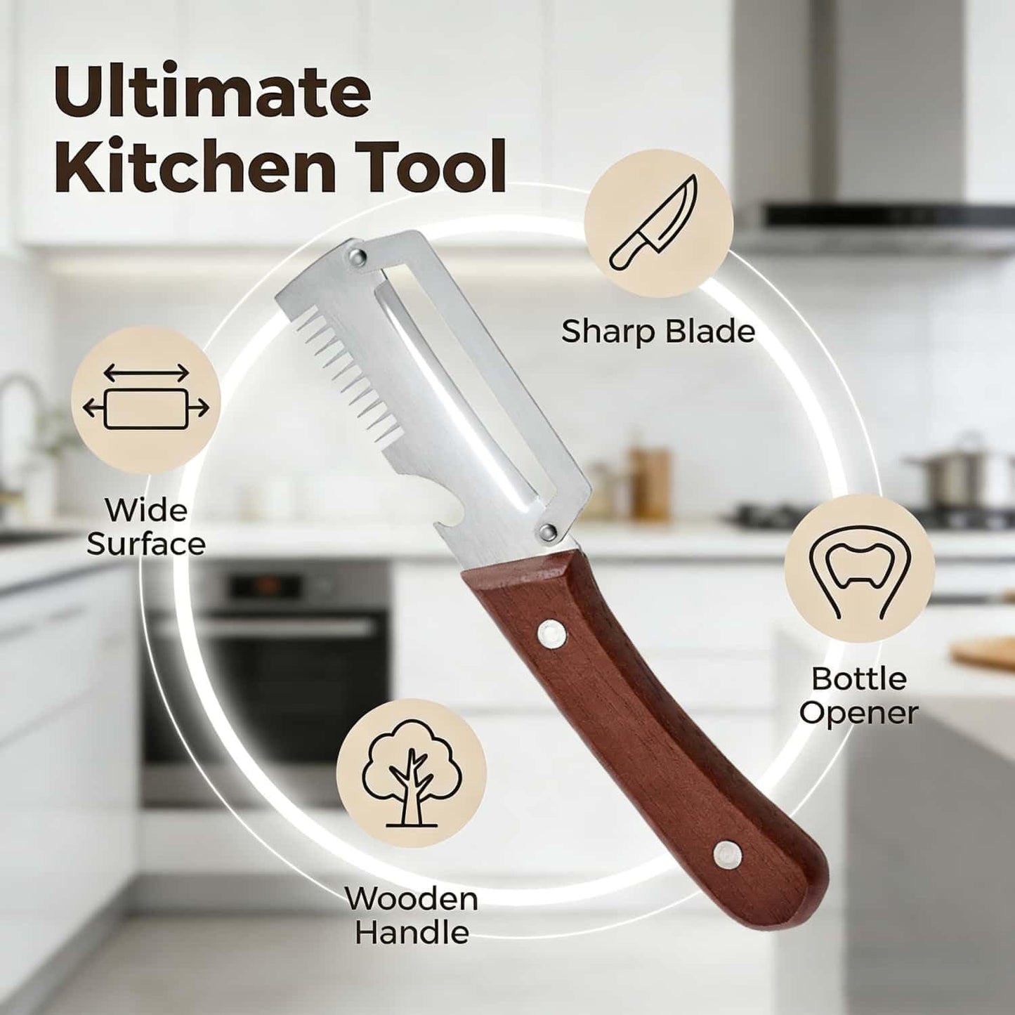 3 in 1 Multifunctional Vegetable Peeler Pack of 2