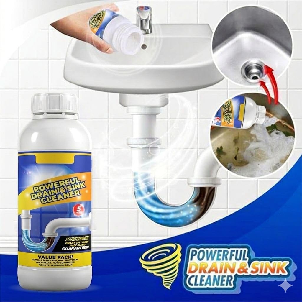 Multipurpose Drain and Sink Cleaner - Pack of 4