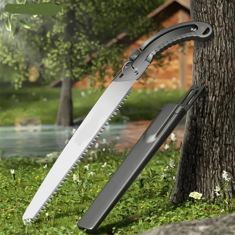 Pack of 2 - Curved Garden Pruning Saw with Protective Sheath