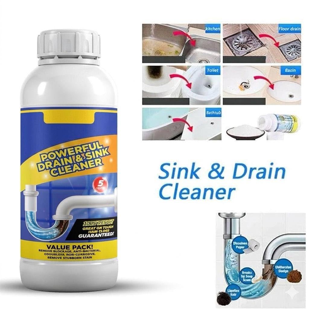 Multipurpose Drain and Sink Cleaner - Pack of 4