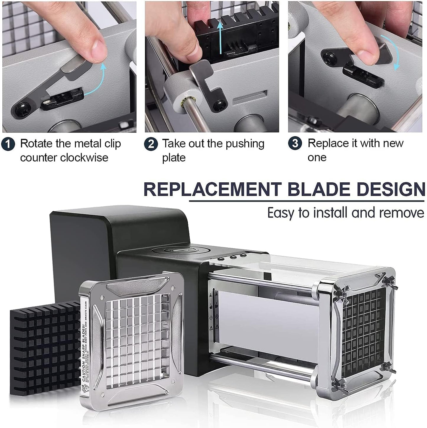 8 in 1 Vegetable Chopper with French Fry Cutter