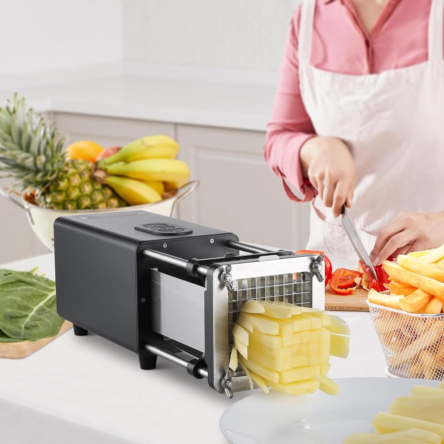 8 in 1 Vegetable Chopper with French Fry Cutter