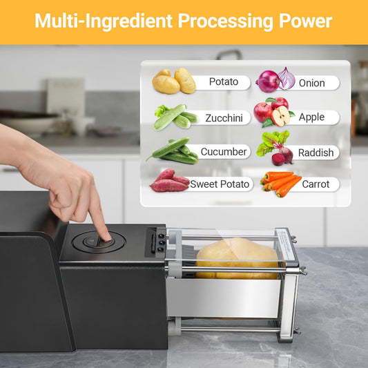 8 in 1 Vegetable Chopper with French Fry Cutter