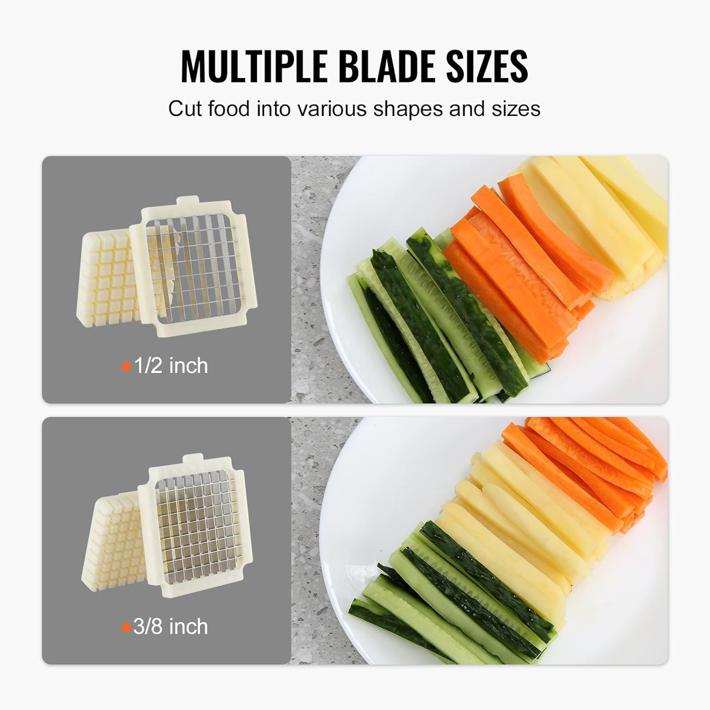 8 in 1 Vegetable Chopper with French Fry Cutter