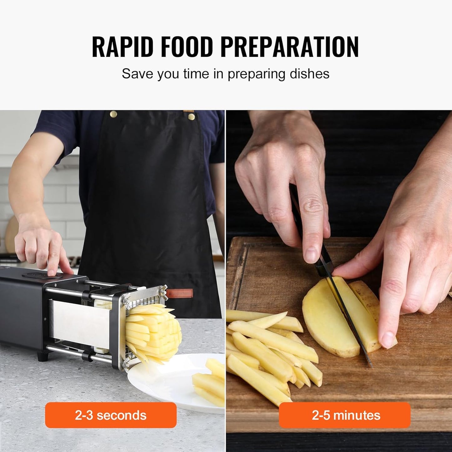 8 in 1 Vegetable Chopper with French Fry Cutter