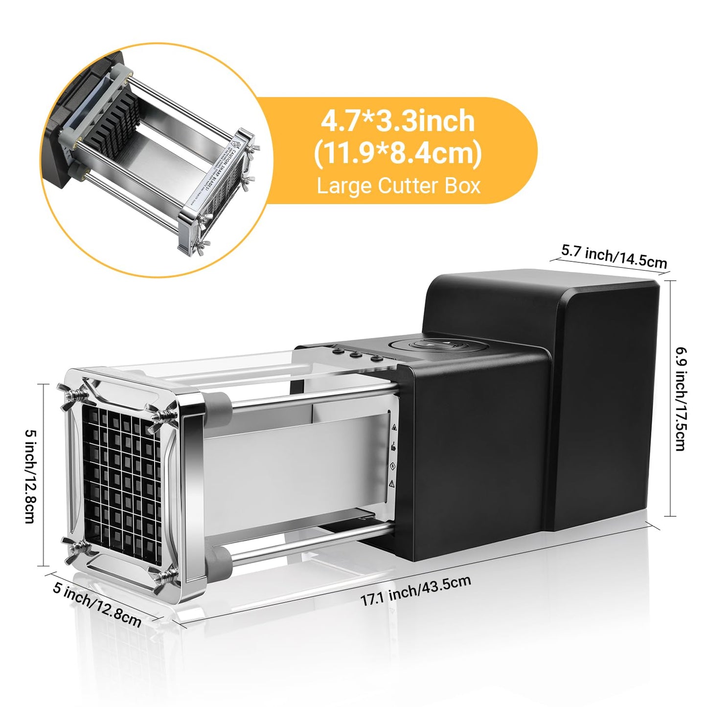 8 in 1 Vegetable Chopper with French Fry Cutter
