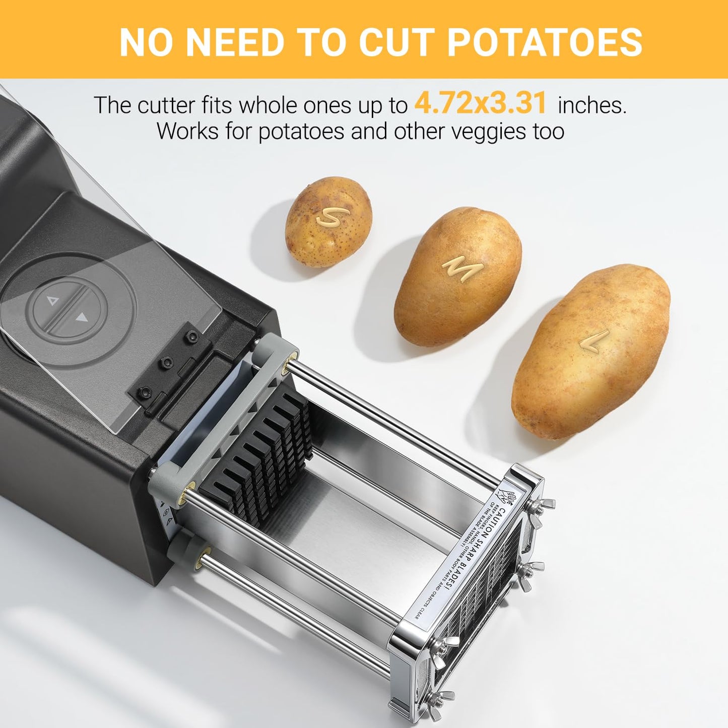8 in 1 Vegetable Chopper with French Fry Cutter