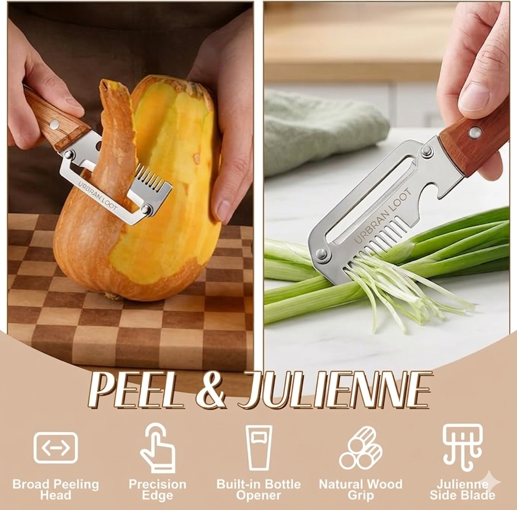 Pack of 3 - 3 in 1 Multifunctional Vegetable Peeler