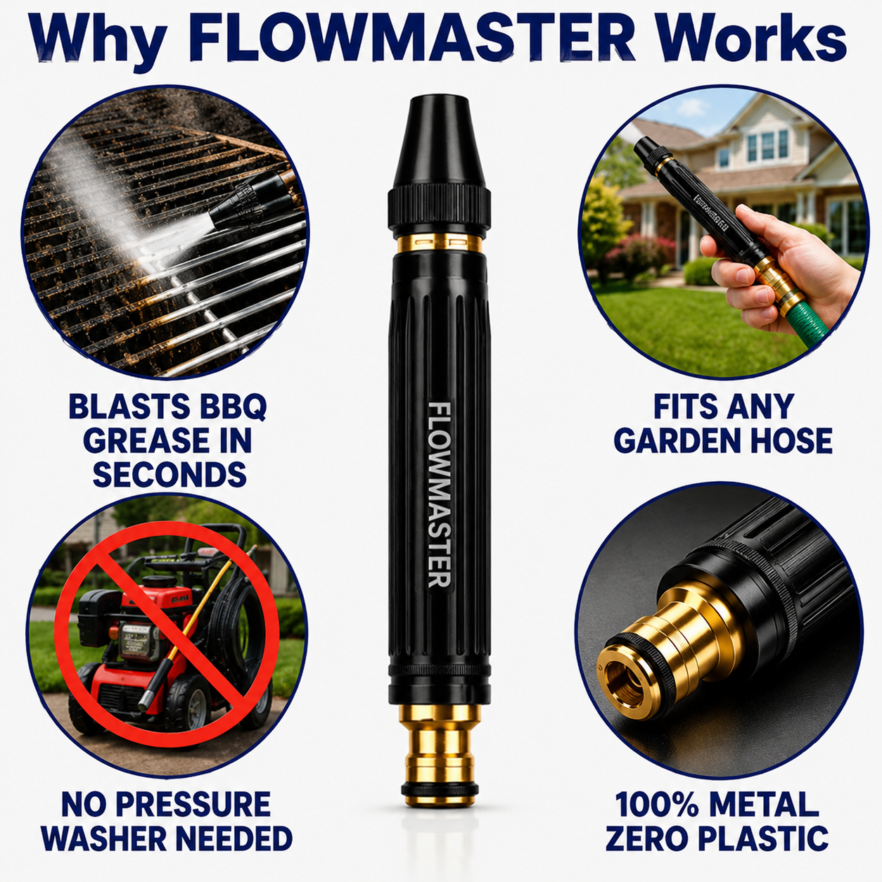 Pack of 2 - FlowMaster Spray Nozzle