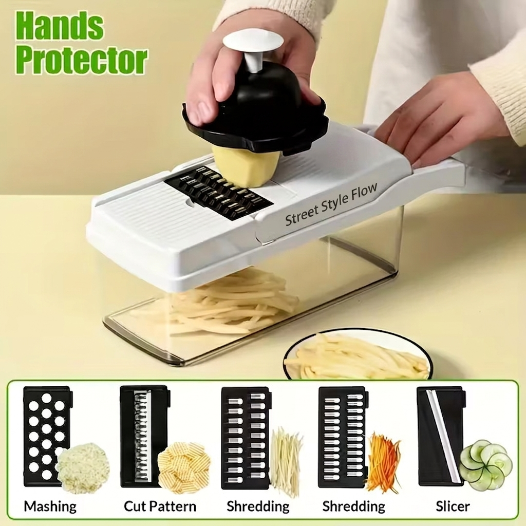 8 in 1 Easy-Prep Salad & Veggie Chopper