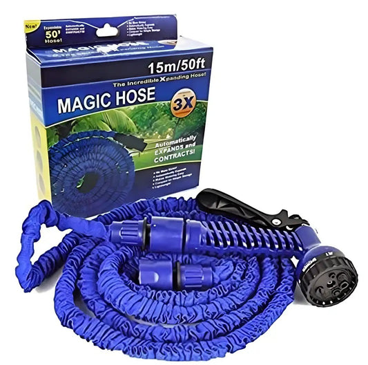 Expanding Water Magic Hose with Spray Nozzle