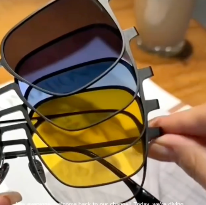 6 in 1 Multiwear Retro Style Glasses