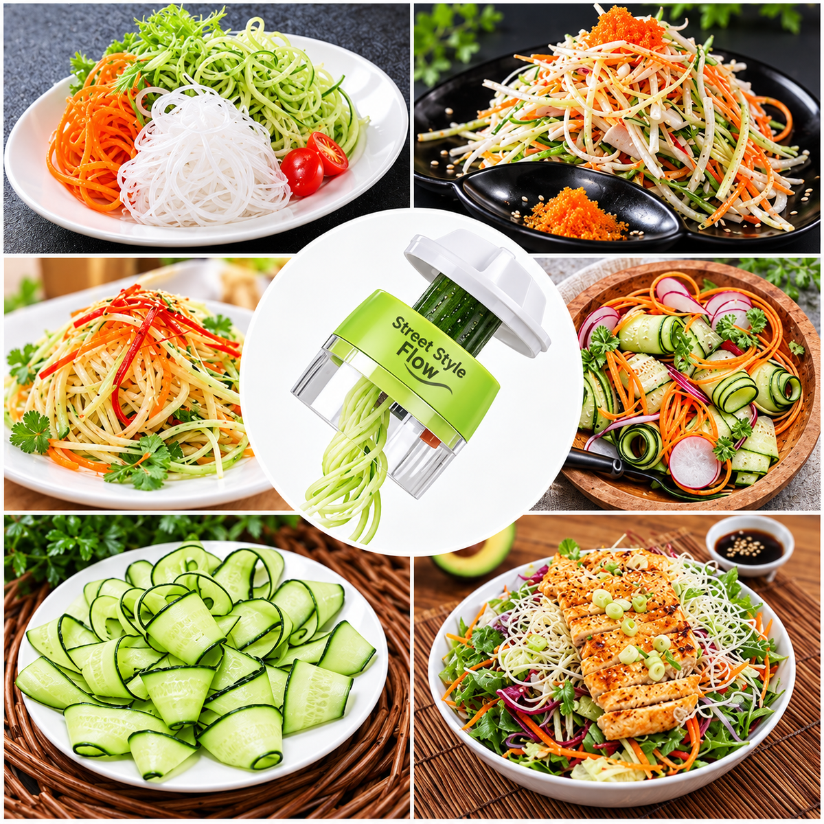 5-in-1 Handheld Vegetable Spiralizer
