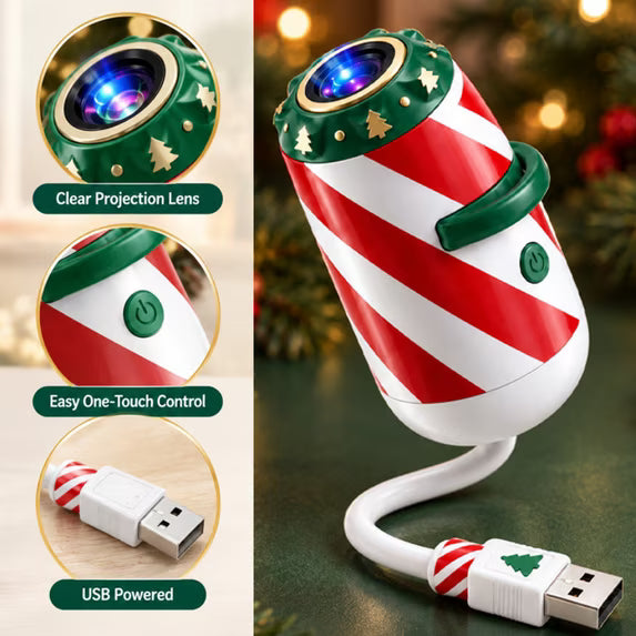 5-in-1 USB Car Projector Lamp