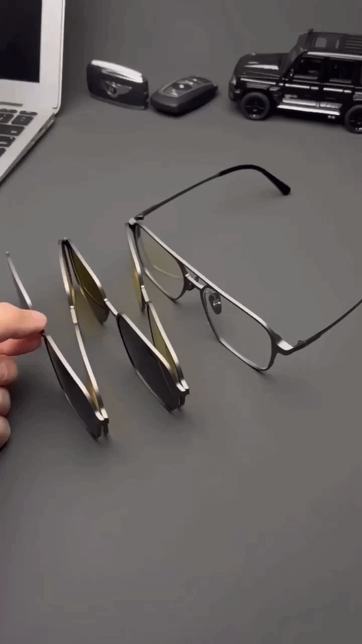 6 in 1 Multiwear Retro Style Glasses
