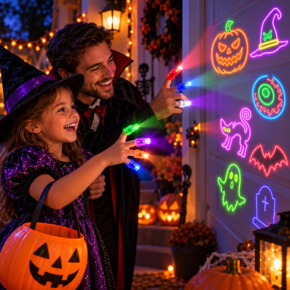 Finger Projector Lights - Pack of 10