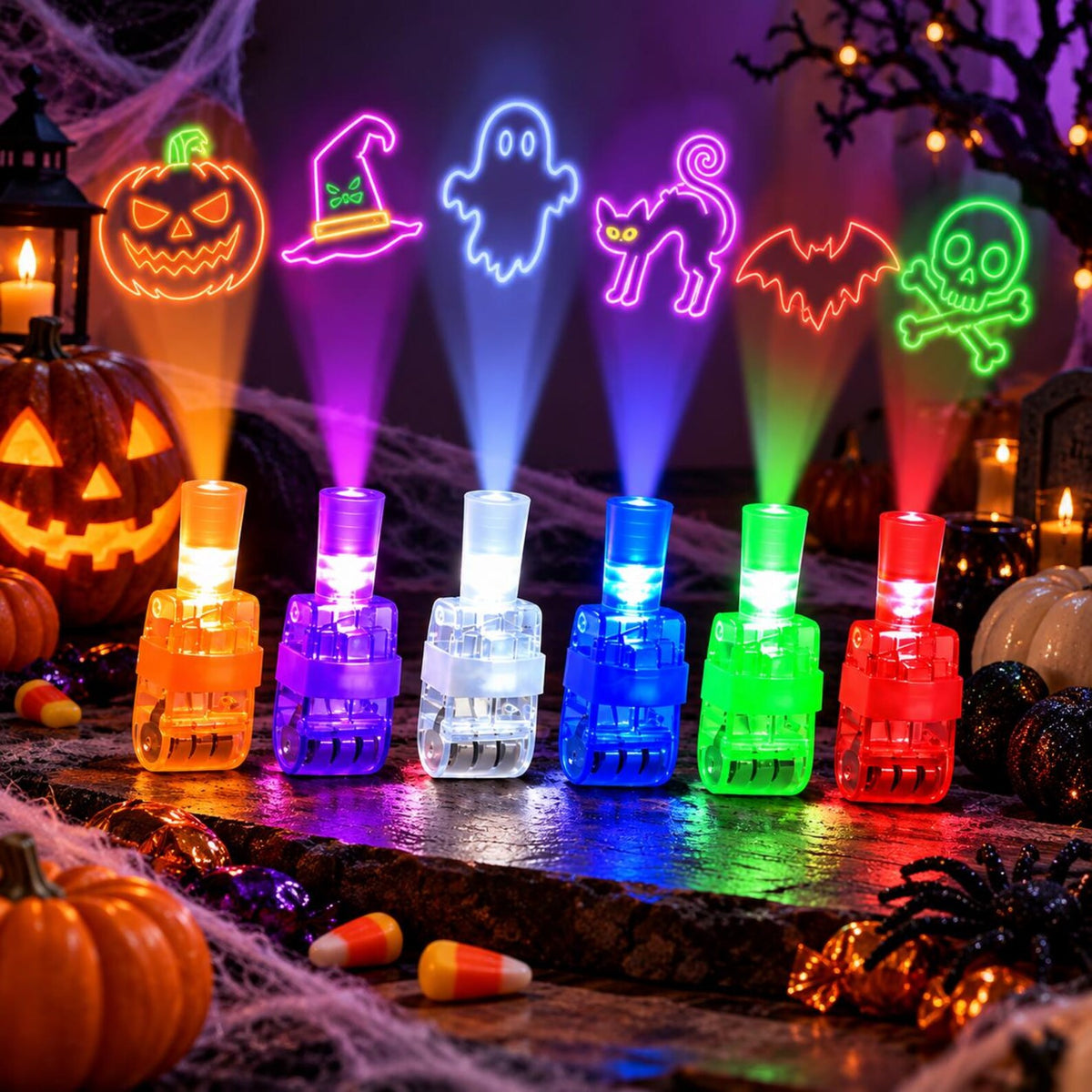 Finger Projector Lights - Pack of 10