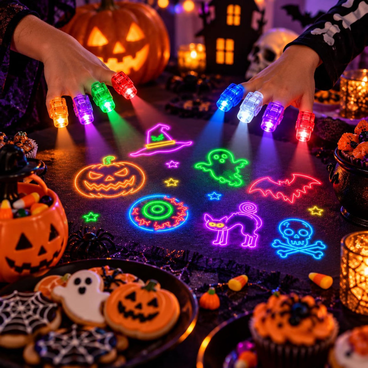 Finger Projector Lights - Pack of 10
