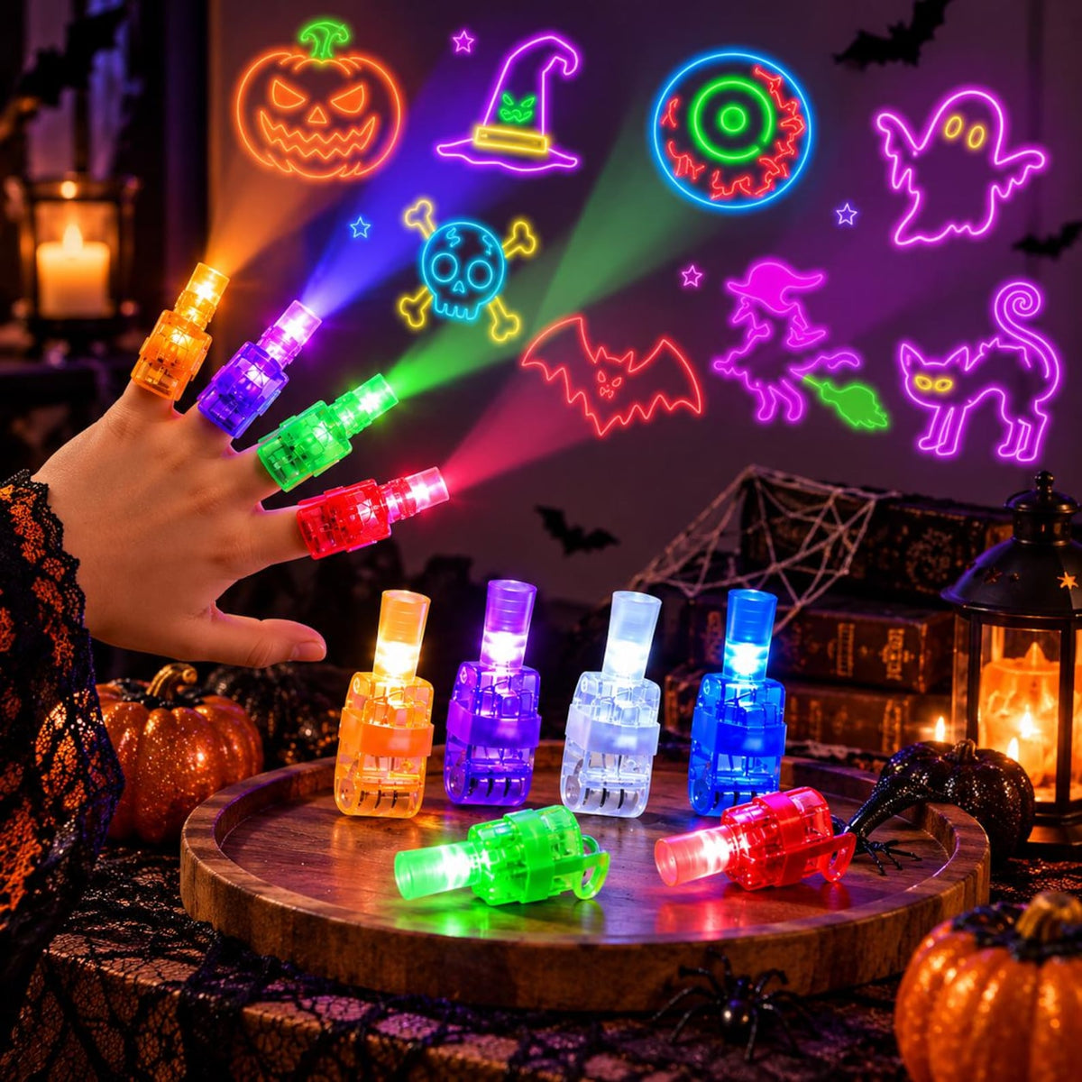 Finger Projector Lights - Pack of 10
