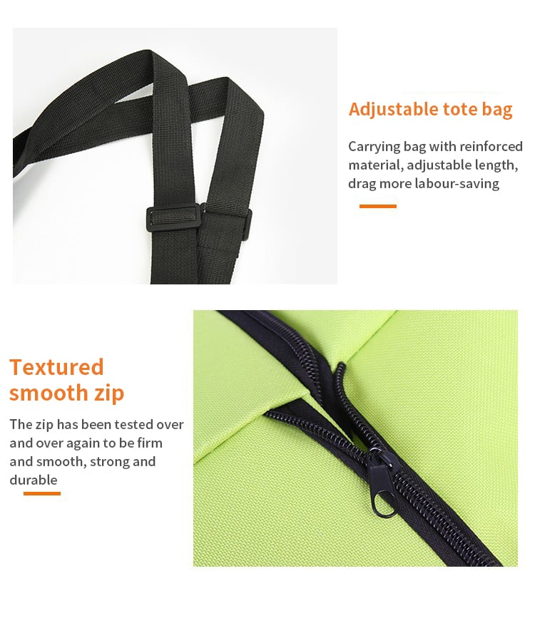 EcoFriendly Foldable Shopping Bag with Wheels ( Pack of 2 )