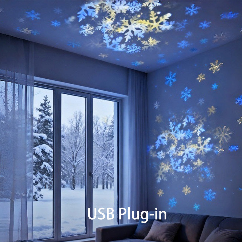 Dynamic Rotating LED Projector Lamp