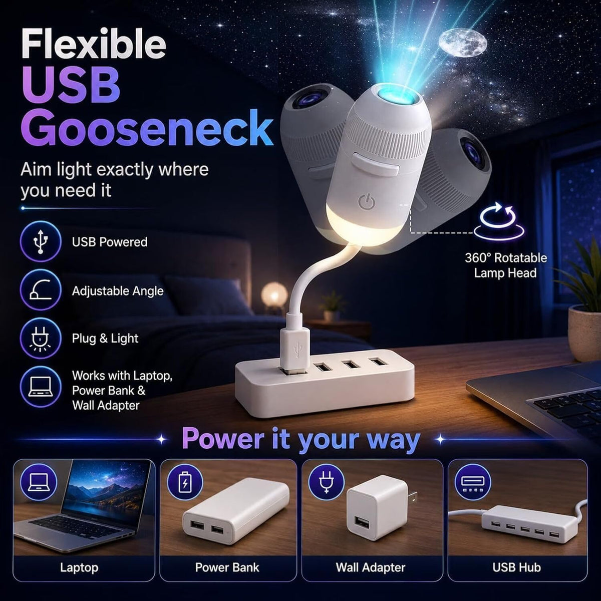 Multiway Ambient USB Lamp